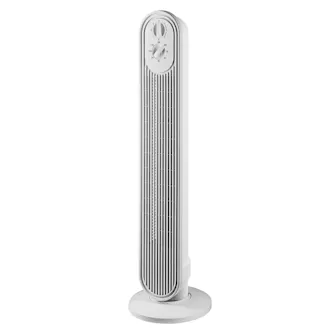 Daewoo COL1602GE 30-Inch Slim Tower Fan in White 3 Speed Settings