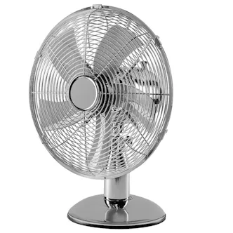 Daewoo COL1607GE 12-Inch Chrome Metal Desk Fan