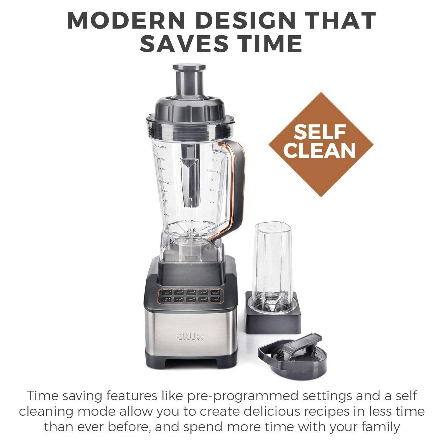 Crux CRUX001 Multi Function Smoothie Blender/Soup Maker 1200W