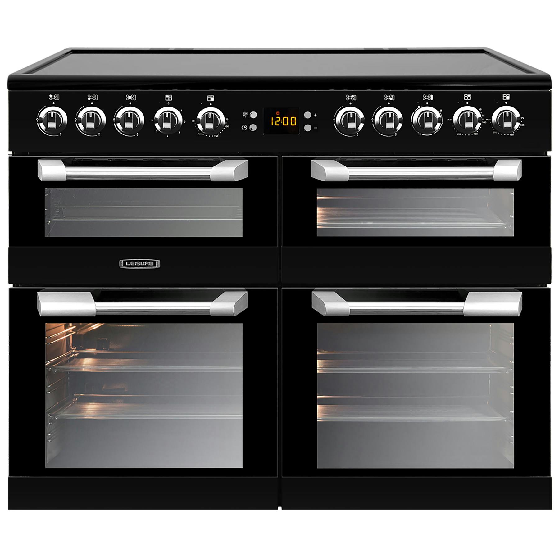 black ceramic range cookers