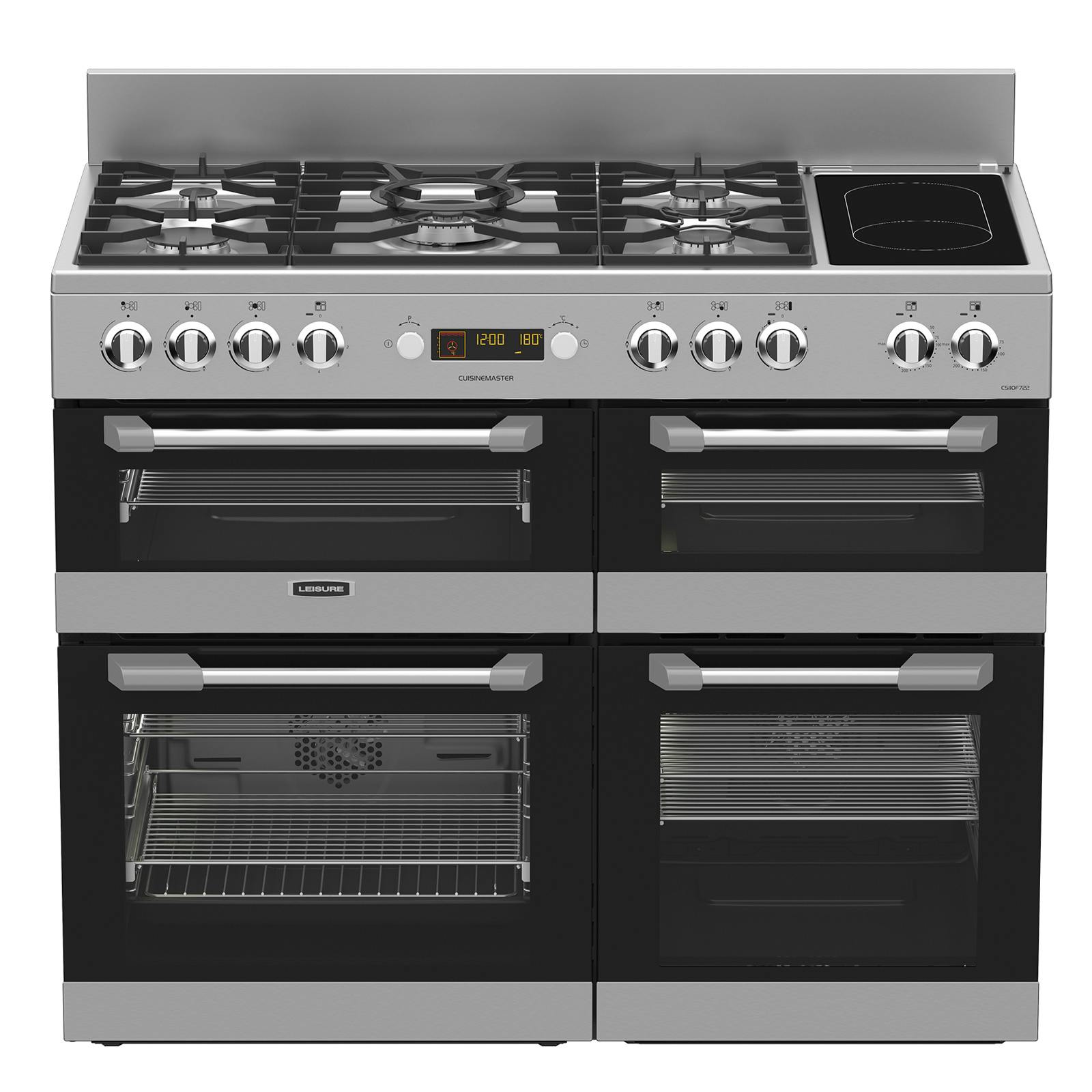 Leisure CS110F722X 110cm CUISINEMASTER Dual Fuel Range Cooker In St/Steel