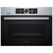 Bosch CSG656BS7B Series 8 Built-In Compact Oven with Steam St/Steel 47L