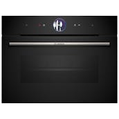 Bosch CSG7361B1 Series 8 Built-In Compact Oven with Steam Black 47L