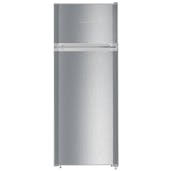 Liebherr CTELE2531 55cm Top Mount SmartFrost Fridge Freezer Silver 1.40m