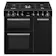 Smeg CX93GMBL 90cm Concert Classic Dual Fuel Range Cooker in Black wi