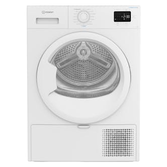 Indesit CYD92DWWUK 9kg Heat Pump Condenser Dryer in White A+ Rated Steam T