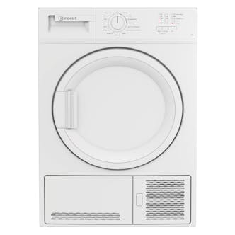 Indesit CYDC72WWGLUK 7kg Condenser Dryer in White B Rated Sensor Dry