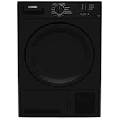 Indesit CYDC82BBGLUK 8kg Condenser Dryer in Black B Rated Sensor Drying