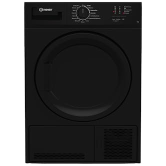 Indesit CYDC82BBGLUK 8kg Condenser Dryer in Black B Rated Sensor Drying