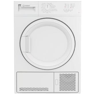 Indesit CYDC82WWGLUK 8kg Condenser Dryer in White B Rated Sensor Drying