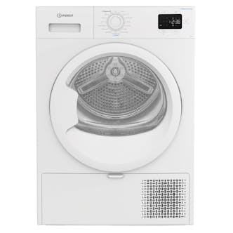 Indesit CYSD82DWWUK 8kg Heat Pump Condenser Dryer in White A+ Rated Steam T