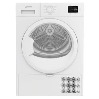 Indesit CYSD83DWWUK 8kg Heat Pump Condenser Dryer in White A++ Rated Steam