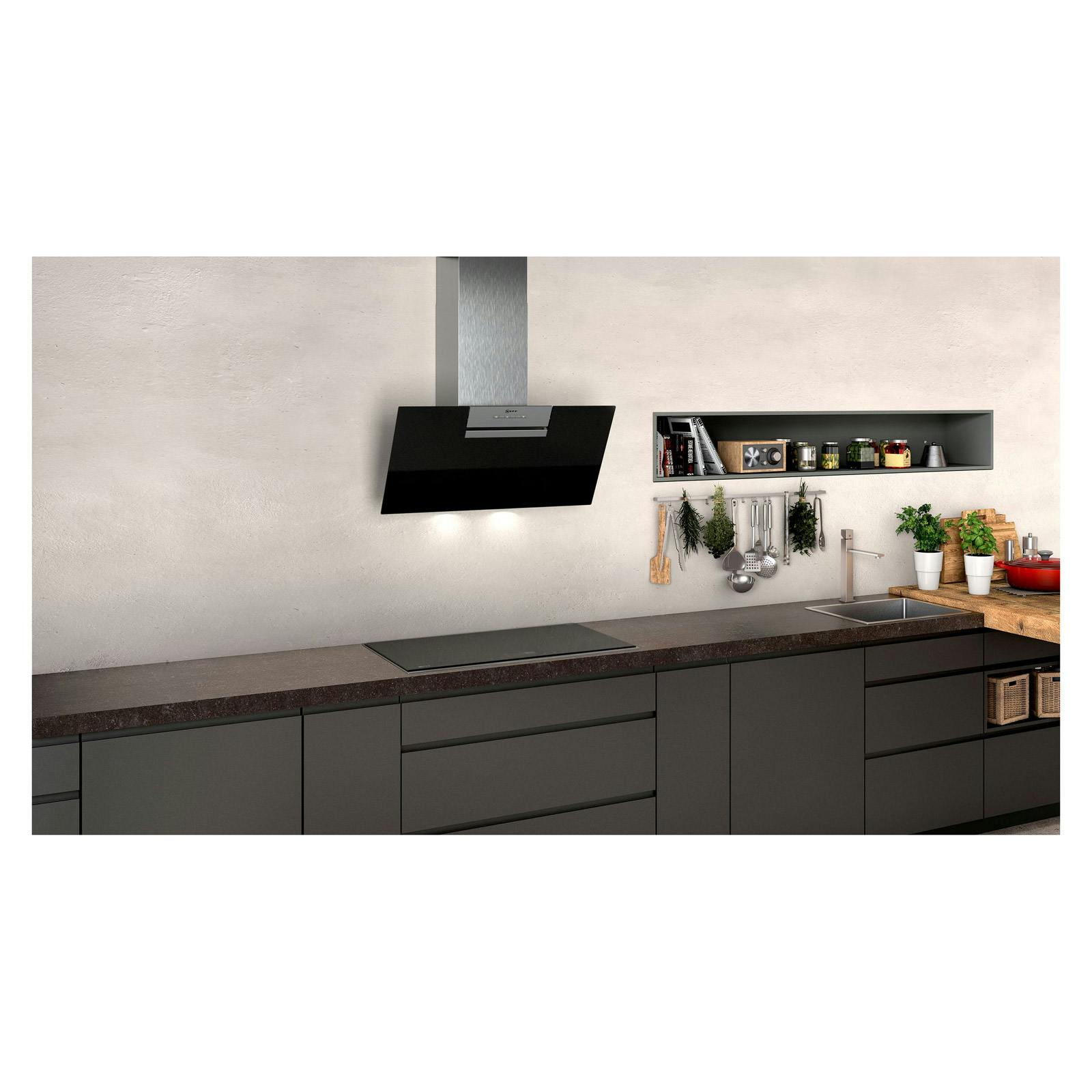 neff 80cm angled cooker hood