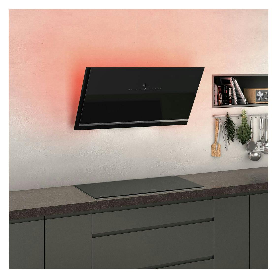 neff angled chimney hood