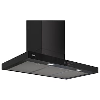 Neff D97BDN2S0B N70 90cm Box Design Chimney Hood in Matt Black 3 Speed