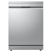 LG DF273FVS 60cm Dishwasher in Silver 14 Place Setting A Rated Quad