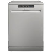 Indesit DFC2B16SUK 60cm Dishwasher in Silver 13 Place Setting F Rated