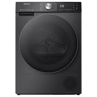 Hisense DH5S102BB 10kg Heat Pump Condenser Dryer in Black A+++ Rated Conn