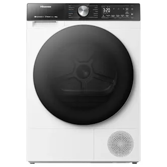 Hisense DH5S102BW 10kg Heat Pump Condenser Dryer in White A+++ Rated Conn