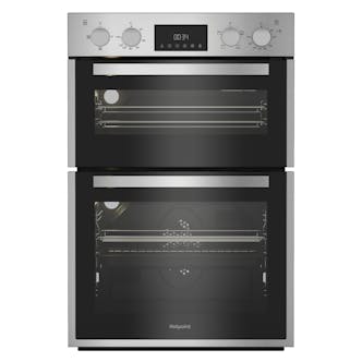 Hotpoint DIH10D1IX Built-In Electric Double Oven in Stainless Steel with T