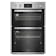 Hotpoint DIH10D1IX Built-In Electric Double Oven in Stainless Steel with T