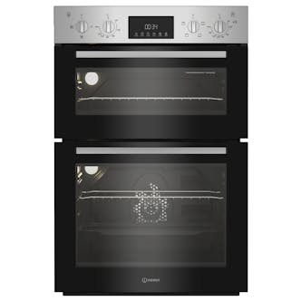 Indesit DII10DIX Built-In Electric Double Oven in Stainless Steel
