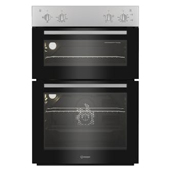 Indesit DII10NS Built-In Electric Double Oven in Silver