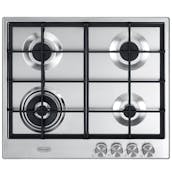 DeLonghi DNSL460X 4 Burner Gas Hob in Stainless Steel Includes 3.5 kW Dou