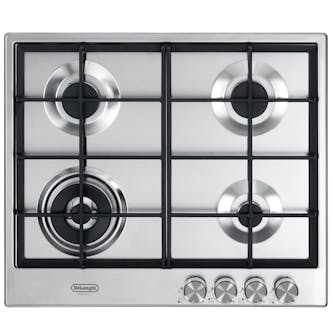 DeLonghi DNSL460X 4 Burner Gas Hob in Stainless Steel Includes 3.5 kW Dou