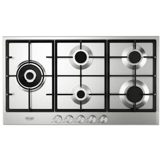 DeLonghi DNSL590X 5 Burner Gas Hob in Stainless Steel Includes 3.8 kW Dou