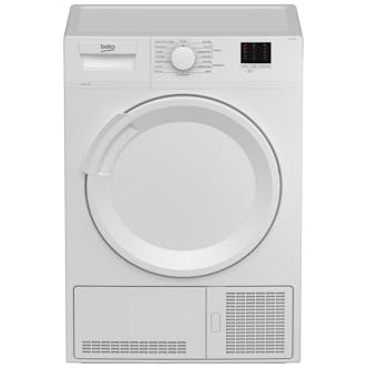 Beko DTLCE80041W 8kg Condenser Dryer in White B Rated Sensor