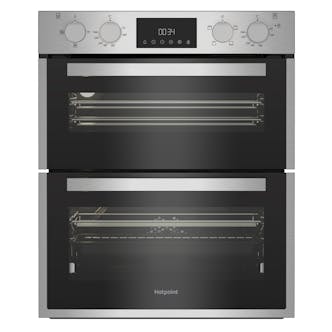 Hotpoint DUH12D1IX Built Under Electric Double Oven in Stainless Steel 48/