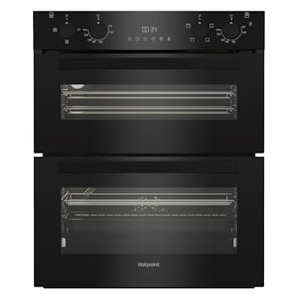 Hotpoint DUH12G1B Built Under Electric Double Oven in Black 48/38L