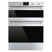 Smeg DUSF6300X 60cm Classic Double Under Counter Oven in St/Steel