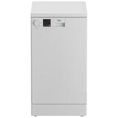 Beko DVS05C20W 45cm Slimline Dishwasher White 10 Place Setting E Rated