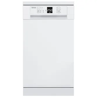 Sensis DWF0110SLEW 45cm Slimline Dishwasher in White 10 Place Setting E Ra