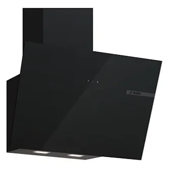 Bosch DWK65DF61B Series 4 60cm Angled Chimney Hood in Black Glass 3 Spee