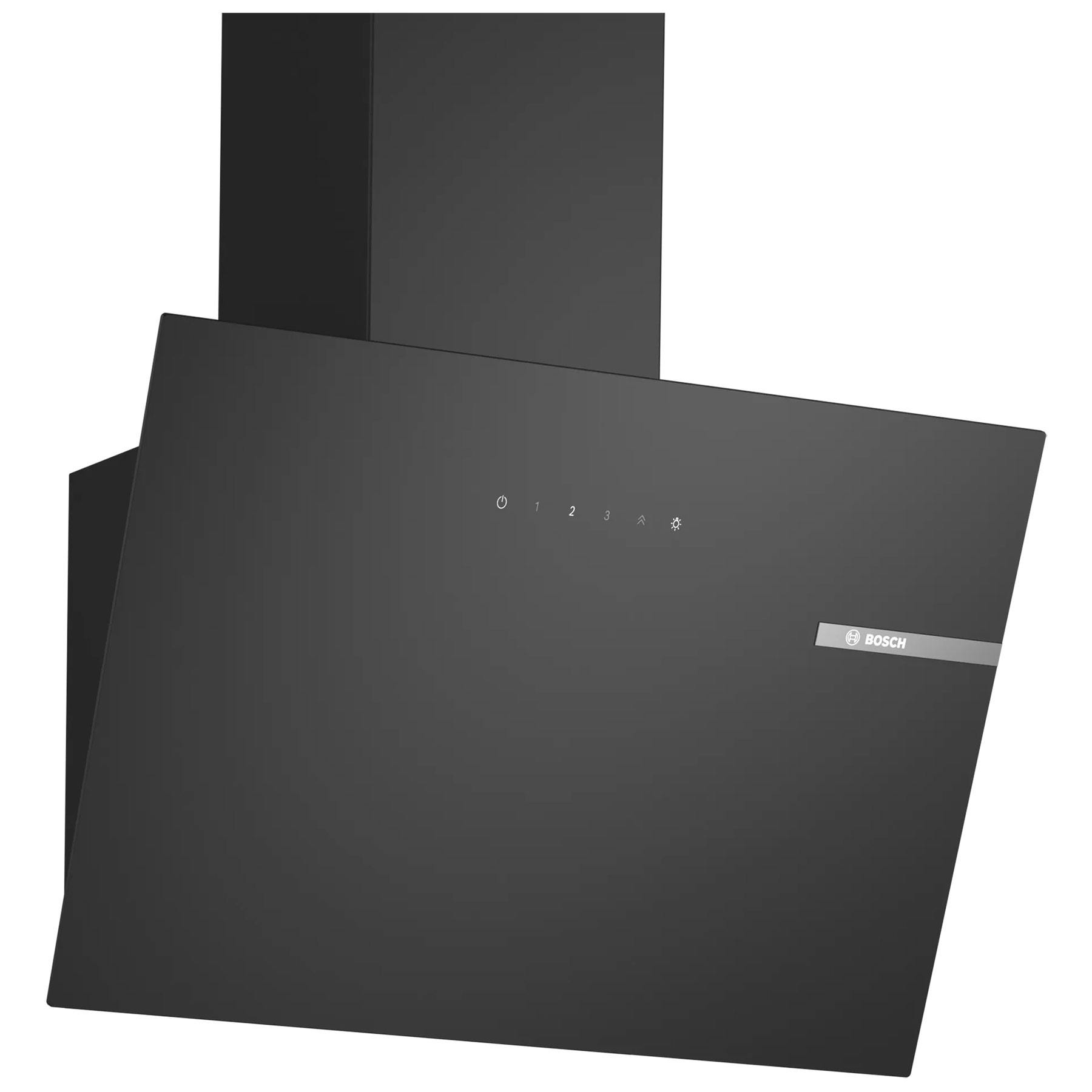 Neff D63IDK1S0B N30 60cm Angled Chimney Hood black Glass & Anthracite