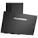 Bosch DWK87FN60B Series 4 80cm Angled Chimney Hood in Black Glass