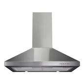 CDA ECH71SS 70cm Chimney Hood in St/Steel 3 Speed Fan