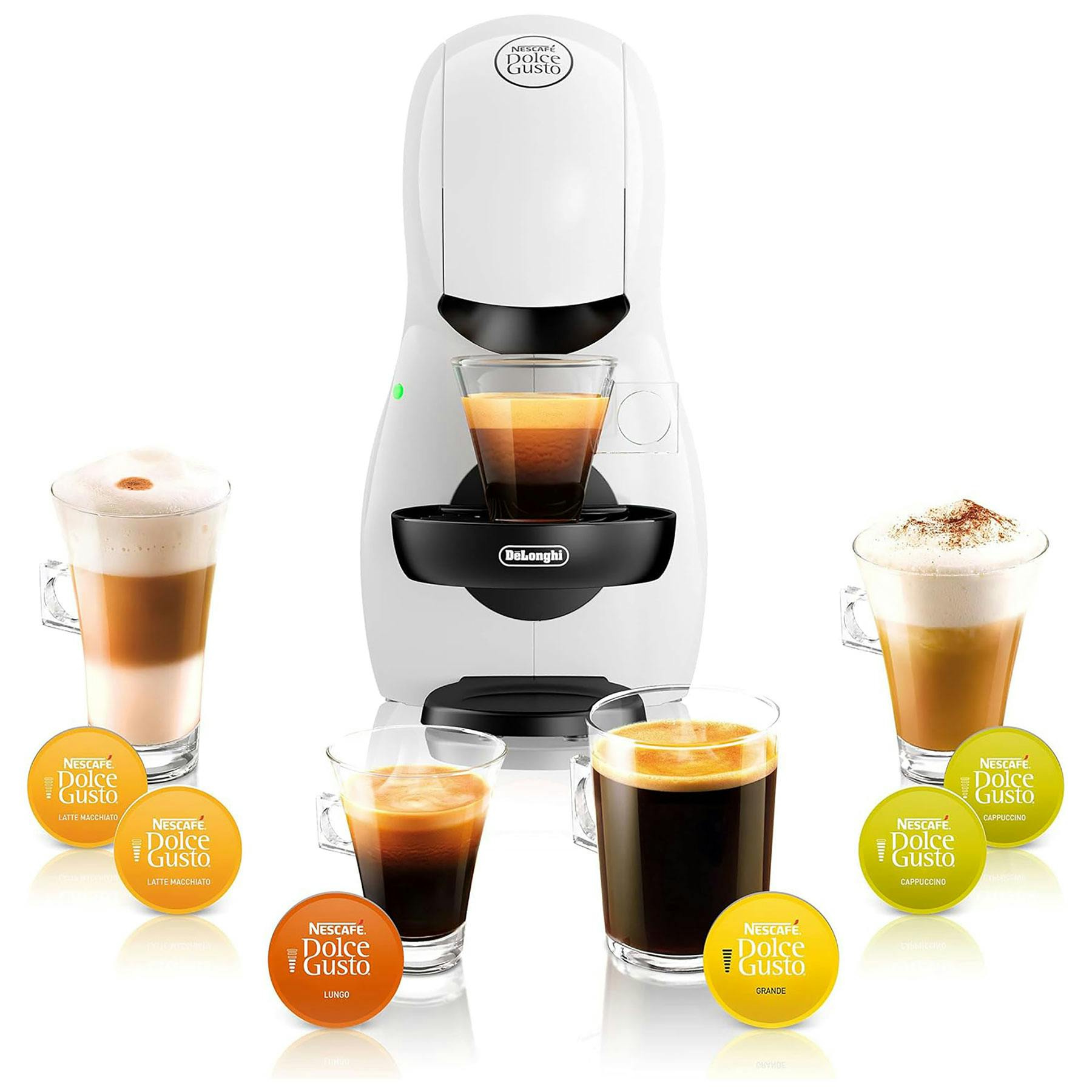 DeLonghi EDG110WB Dolce Gusto Piccolo XS Pod Coffee Machine White