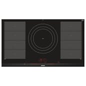 Siemens EX975LVV1E iQ700 90cm Built In Flex Induction Hob in Black Home Co
