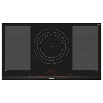 Siemens EX975LVV1E iQ700 90cm Built In Flex Induction Hob in Black Home Co
