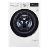 LG F4V709WTSE Washing Machine in White 1400rpm 9kg B Rated ThinQ