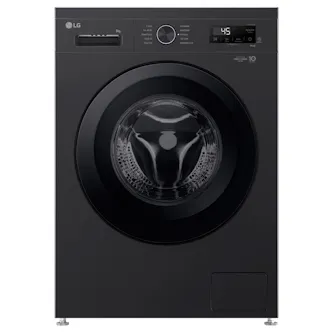LG F4X1009NNK 9kg 1400 Spin Washing Machine in Onyx Black A Rated 6 M