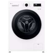 LG F4X1009NWK 9kg 1400 Spin Washing Machine in White A Rated Steam Te