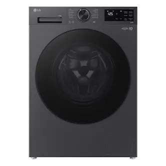 LG F4X5011TBB 11kg 1400 Spin Washing Machine in Matte Black A Rated A