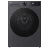LG F4X5013TBB 13kg 1400 Spin Washing Machine in Matte Black A Rated w