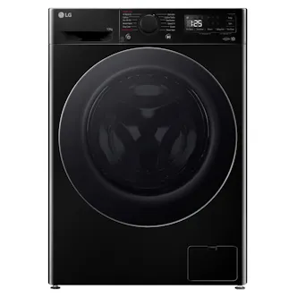 LG F4Y513NCLN1 13kg 1400 Spin Washing Machine in Onyx Black A Rated wi