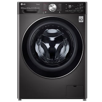 LG F6V1110BTSA Washing Machine in Black Steel 1600rpm 10.5kg A Rated
